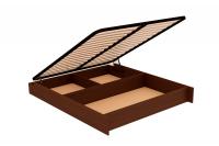 Основание кровати с бельевым ящиком БИЗ16б Орех Вирджиния