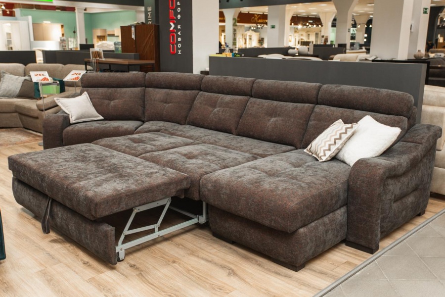 Диван "Марсель" угловой с оттоманкой