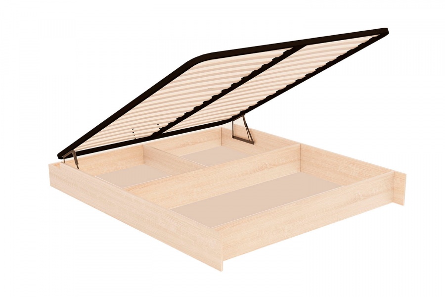 Основание кровати с бельевым ящиком БИЗ16а Дуб Сонома