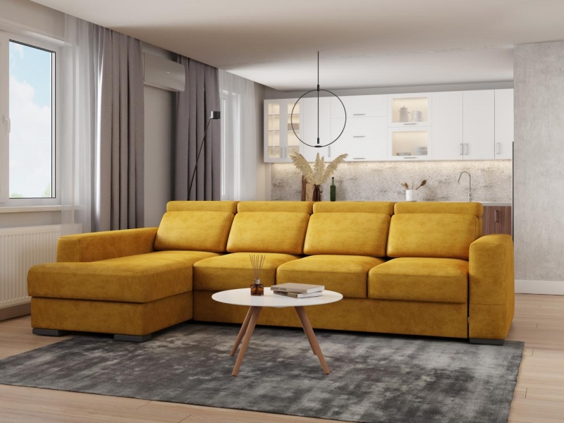 Диван "Романтик" с оттоманкой (3.11 x 1.82 м)