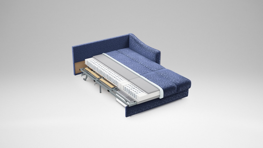 Диван прямой аккордеон 143 см x 215 см MOON 111 #3 Н30 LuxЕ н+(2)65 н