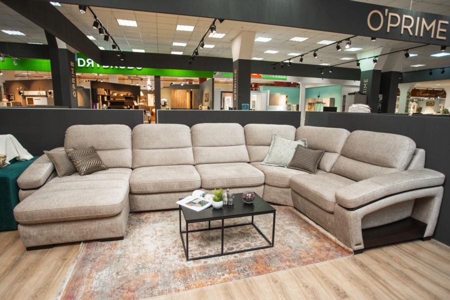 Диван "Вирджиния" угловой с оттоманкой