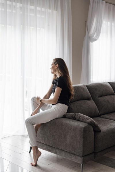 Диван "Элатио" с оттоманкой