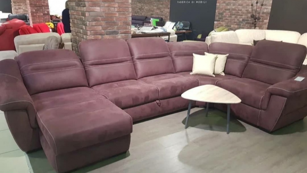 Диван "Даллас" угловой с оттоманкой