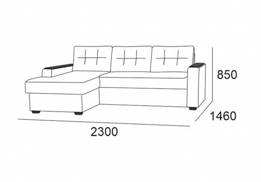 Угловой диван Триумф-2