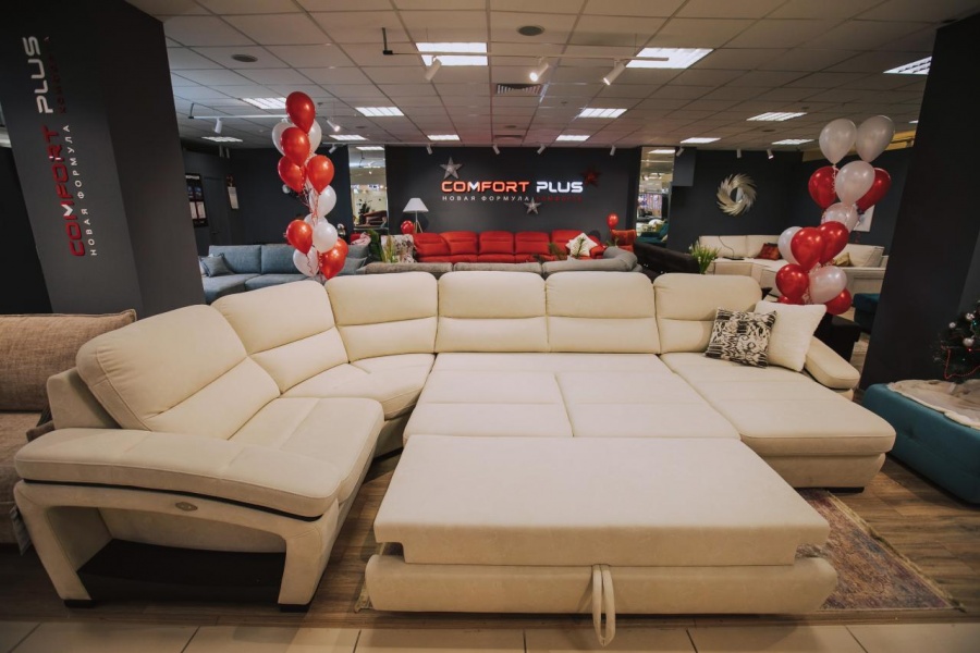 Диван "Вирджиния" угловой с оттоманкой