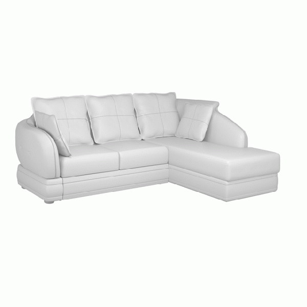 Диван угловой правый Неаполь Tesoro темно-коричневый (эз) / Chiaro 20