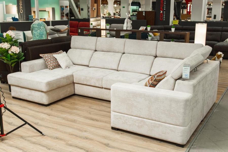 Диван "Романтик" угловой с оттоманкой