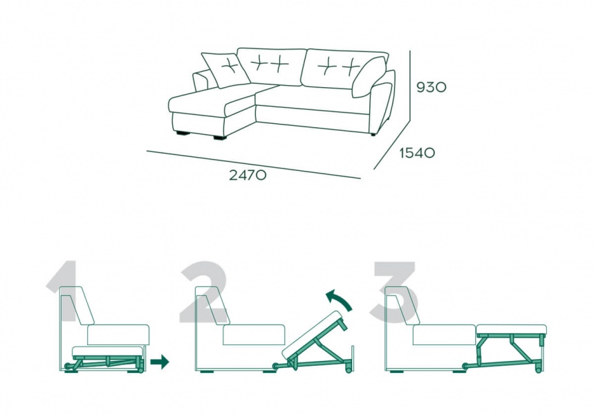 Диван Мальта-1
