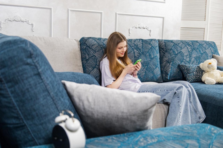 Диван "Моллис" угловой с оттоманкой