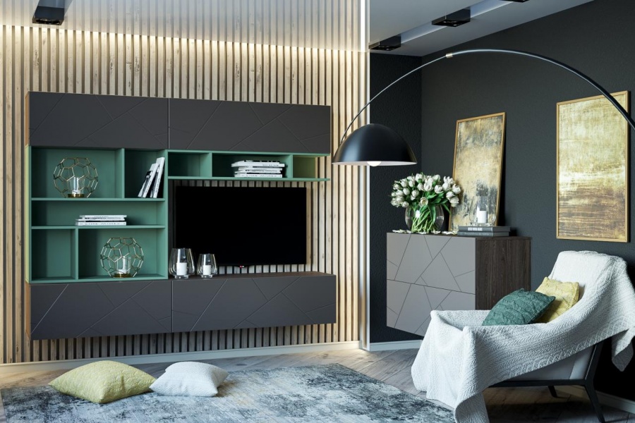 модульные гостиные