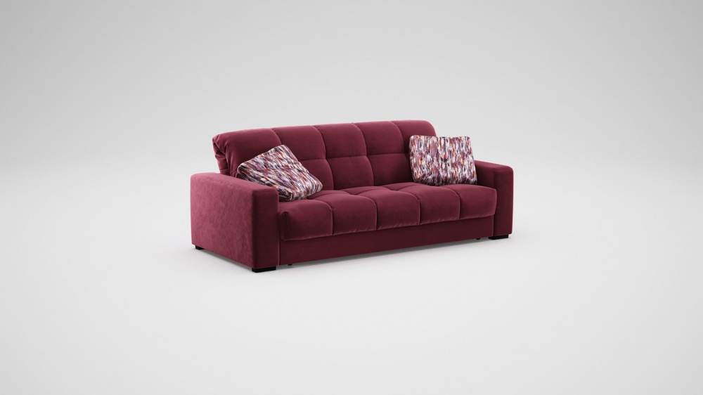 Диван прямой аккордеон 183 см x 215 см Н30XL LuxE н+(2)65а н MOON 107 #1