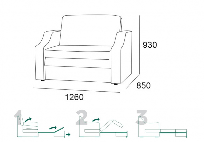 Диван Соло-1