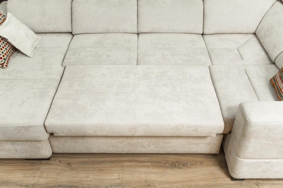 Диван "Романтик" угловой с оттоманкой