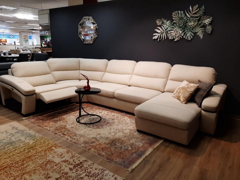 Диван "Вирджиния" угловой с оттоманкой