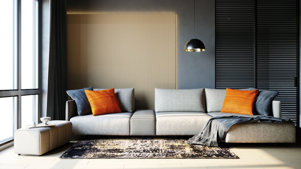 Модульный диван MOON 161 (3.67 x 2.13 м)