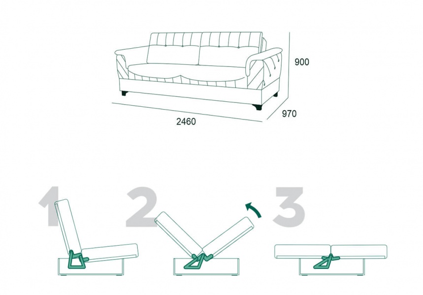 Диван Бруклин-1